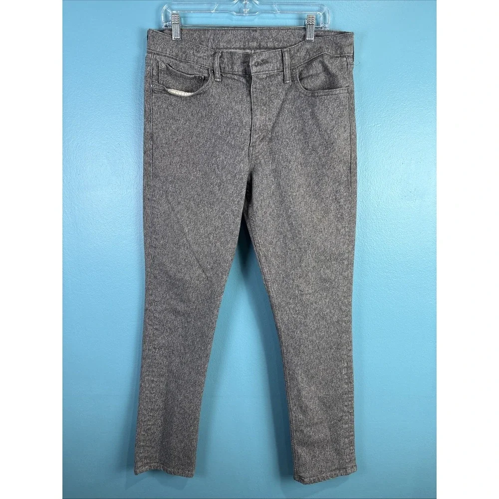 Levi's 511 Black/Gray Chambray 36x34 Cowboy USA Rockabilly